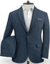 Two Buttons Wedding Tuxedos for Groomsmen Prom Linen Suits Men 2 Piece Notched Lapel Jacket