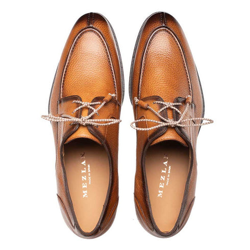 Fratello Split-Toe Deer Cognac Men’s Lace up By Mezlan Made In Spain Brand