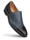 Milani Calfskin/deerskin  Blue By Mezlan Made In Spain Brand