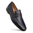 Men's Deerskin Blue Penny Loafer By Mezlan Made In Spain Brand