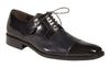 Soka Calfskin/Deerskin  Blue By Mezlan Made In Spain Brand