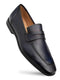 Deerskin Penny Loafer Blue By Mezlan Made In Spain Brand