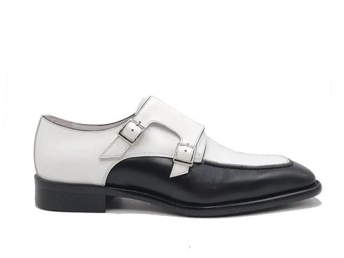 Double Monk Strap Two Tone Carrucci