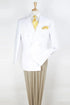 Men’s White Double Breasted Blazer | Classic Fit Formal Sport Coat