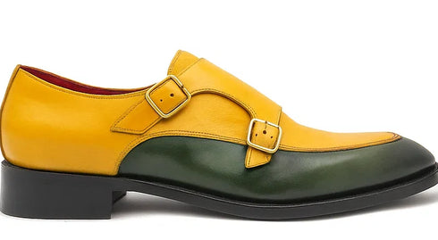 Double Monk Strap Two Tone