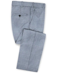 Slim Fit 2 Pieces Men's Business Suit Best Groomsmen Men Wedding Plaid