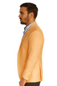 Men's Two Button Single Breasted Dylan Orange Fit Blazer