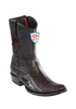 Wild West Botas de Pata de Avestruz Horma Dubai Toe Black Cherry