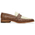 Belvedere Espada Tabac / Bone Genuine Ostrich Quill Penny Loafer