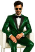 Emerald Green Glitter Suit