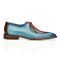 Ostrich Leg Belt - Ocean Blue