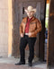 Original Fine Leather Honey Color Western Jacket