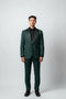 Men’s Chic Hunter Green Embellished Tuxedo – Luxury 3 Piece Formal Suit for Weddings, Prom & Special Events