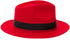 Grayson Fedora Crushable 100% Australian Wool Traveler Two Tone Red Hat