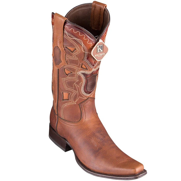 Los Altos Boots - Mens Dress Cowboy Boot - Low Priced Men's Rage European Toe Cowboy Boots - Walnut- in Walnut