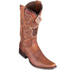 Los Altos Boots - Mens Dress Cowboy Boot - Low Priced Men's Rage European Toe Cowboy Boots - Walnut- in Walnut