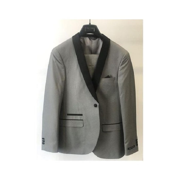 Fashion Gray Jacket Mens Blazer Wedding Sport Coat