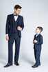 Father Son Duo Suit Stylish Navy Blue Suit Party & Events Wear Matching Suit