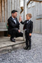 Father Son Matching Suit Party & Wedding Wear Black Tuxedos