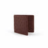 Mens Full Ostrich Quill Hipster Wallet in Brown