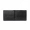 Mens Full Ostrich Quill Hipster Wallet in Black