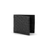 Mens Full Ostrich Quill Billfold Wallet in Black