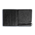 Mens Full Ostrich Quill Money Clip Wallet in Black