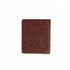 Mens Full Ostrich Quill Money Clip Wallet in Brown