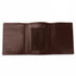 Mens Alligator Trifold Wallet in Brown