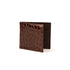 Mens Alligator Billfold Wallet in Brown