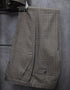 Mens Two Button Notch Lapel Plaid Pattern Suit Tan ~ Brown