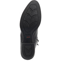 Laredo Fletcher Black Leather Round Toe Boots for Men