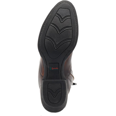 Laredo Fletcher Tan Leather Round Toe Boots for Men