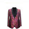 Fuchsia Paisley Floral Shawl Lapel Sportcoat