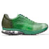 Belvedere George Multi Pine Green Genuine Ostrich Leg Sneakers