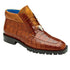 Men's Belvedere Gallardo Caiman Crocodile Dress Hiker Boot in Sport Rust