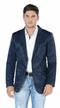Mens Cowboy Blazer - Western Jacket in Color "Navy" Ultra Slim Fitted (Buy 1 Size UP)