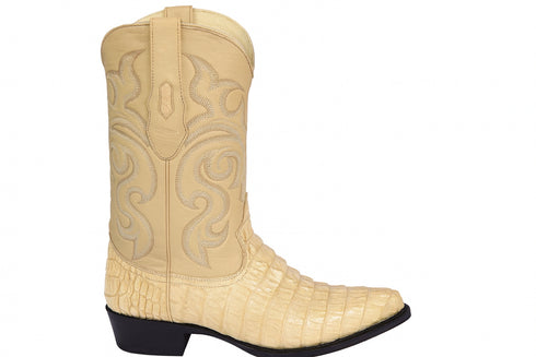 Botas de  Cocodrilo - Caiman Cola Horma Puntal- A