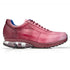 Men's Belvedere George Hand Painted Ostrich Leg Sneaker in Rose Pink