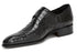 Gigolo Crocodile Monk Strap Black By Mezlan Made In Spain Brand