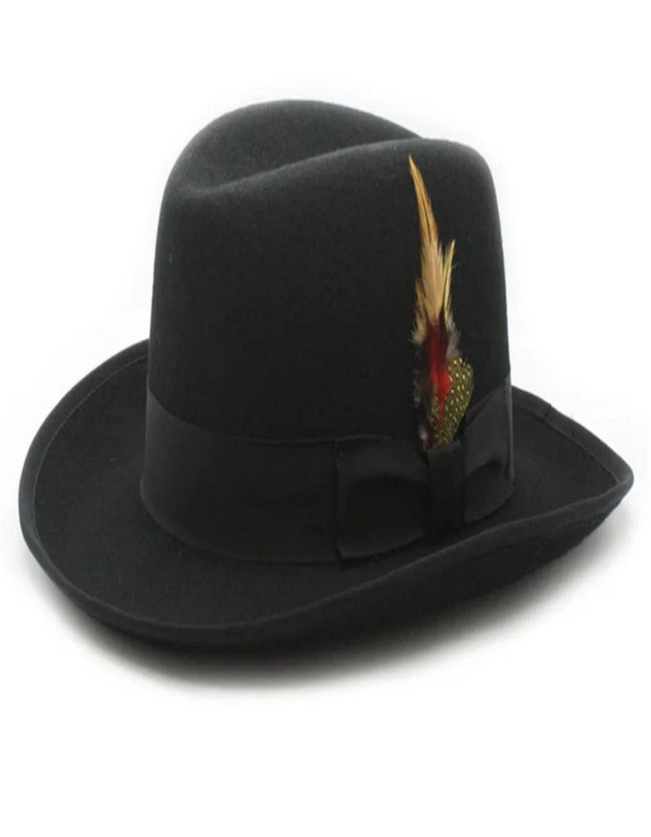 Black Dress Hat OvercoatUSA Black Dress Hat OvercoatUSA
