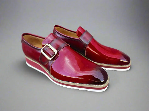 Gorgeous Patent Leather Monkstrap Slip on Carrucci