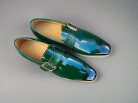 Carrucci Gorgeous Patent Leather Monkstrap Slip on