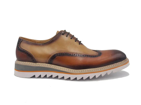 Gorgeous Two Tone Oxford Wingtip Carrucci