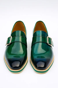 Carrucci Gorgeous Patent Leather Monkstrap Slip on
