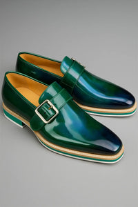 Carrucci Gorgeous Patent Leather Monkstrap Slip on