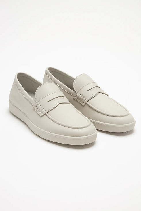 Gorgeous Patina Burnished Penny Loafer Sneaker