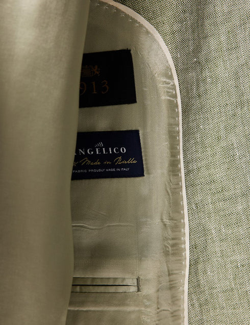 Mens Suit For Beach Wedding - Summer  Slim Suit in Green