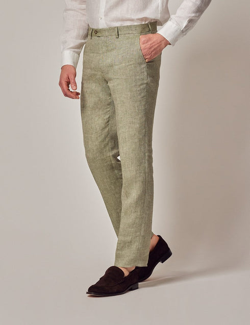 Mens Suit For Beach Wedding - Summer  Slim Suit in Green