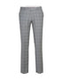 Light Grey Suit - Silver Gray Suit For Wedding - Mens Designer Two Button Slim fit Light Grey Windowpane Suit